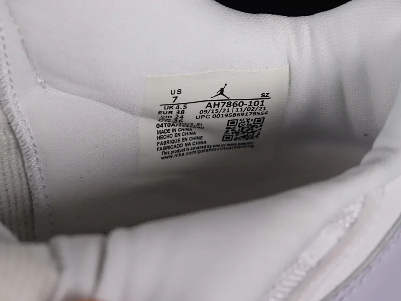 All categories Air Jordan Jordan series basketball shoes Air Jordan 11 F version Air Jordan 11 Low "Pure Violet" AJ11 Joe 11 Violet AH7860-101